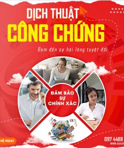 Dịch thuật công chứng TPHCM, Hà Nội